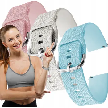 Řemínek na hodinky Řemínek ChronSmarta pro Garmin 20mm, vícebarevný