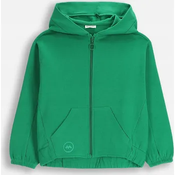 Chlapecké oblečení Mokida dětská mikina bavlna zelená, velikost 134