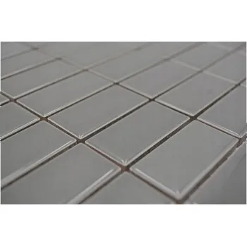 Obklad C Mozaika keramická šedá cihla, obklad šedý