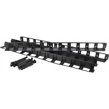 Zahradní obrubník Plast Zahradní lem 400 cm x 5,8 cm černý