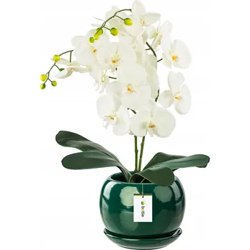 Květináč Keramický Květináč Green Botle 17 cm x 17 x 16 cm