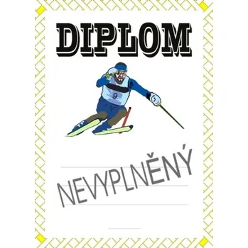 Lyžování diplom A4 č.26