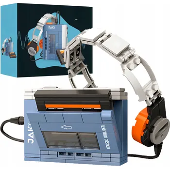 ostatní stavebnice Retro Walkman 3D Kazetový Přehrávač Hudby 146 Dílků