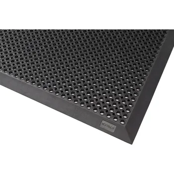 Rohožka Venkovní čisticí rohož typ OB 12.18, gumová, 120 x 180 cm, černá