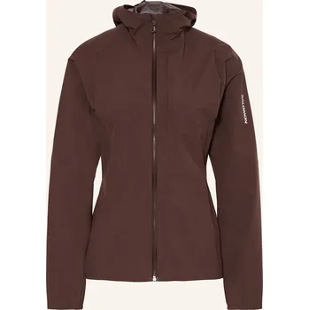 Dámská větrovka Salomon Dámská Běžecká Bunda Bonatti Trail, tmavě hnědá, 34
