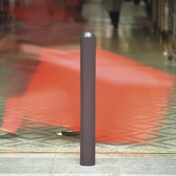 parkovací zábrana Sloupek City, pevný, zinkovaný a lakovaný, k zabetonování, ∅ 76 mm, výška nad zemí 950 mm