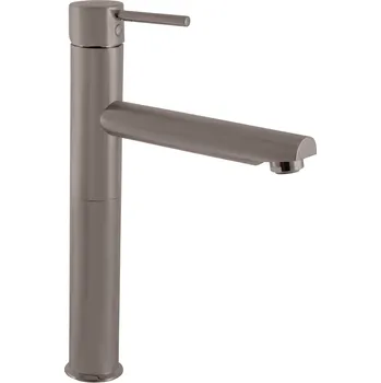 Vodovodní baterie SEINA - Umyvadlová vysoká baterie bez výpusti, Metal grey - kartáčovaná SE930.0MGK, RAV Slezák Barva: METAL GREY - kartáčovaná, Rozměr: 3,8"