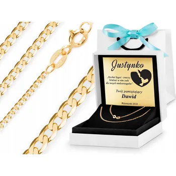 Řetízek ŘETÍZEK ŘETĚZEK 585 PANCR 45 CM ZL74