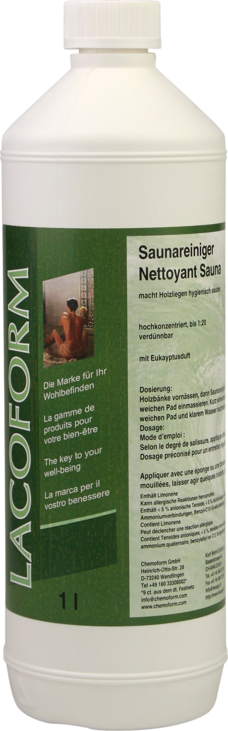 Chemoform Čistič saun Lacoform 1L