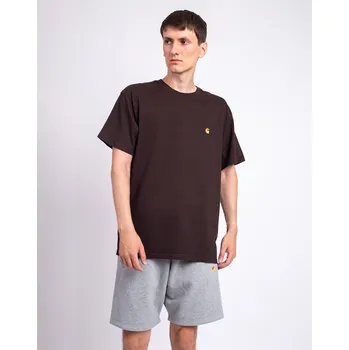 Pánské tričko Carhartt WIP S/S Chase T-Shirt Tobacco/Gold M