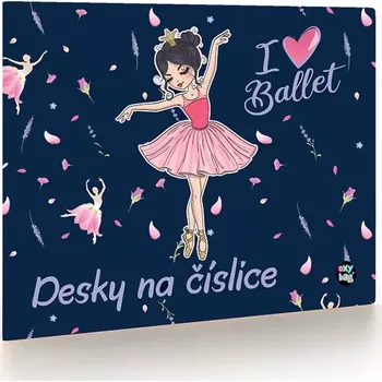 desky na sešit DESKY NA ČÍSLICE BALETKA