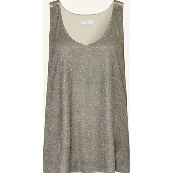 Riani Dámský Žerzejový Top S Třpytivou Přízí, stříbrná, 34