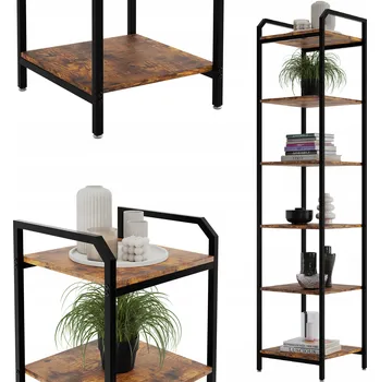 Knihovna Regál Lenmar 40 cm x 187 cm x 30 cm černý