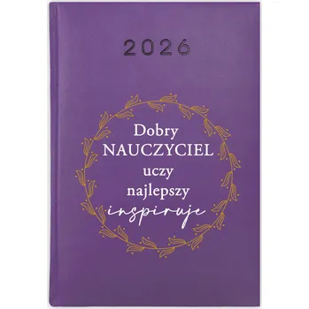 Kalendář Knihový kalendář 2026 A5 fialový