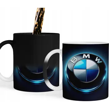 MAGICKÝ HRNEK BMW ZNAČKA AUTA HRNKY HRNEČKY + DÁREK TEXT