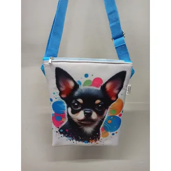 Nákupní taška Crossbody kabelka 22x29 cm - kočárkovina - Pejsek 5