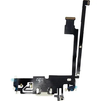 Flex kabel Apple iPhone 12 PRO MAX nabíjecí konektor + mikrofon stříbrný