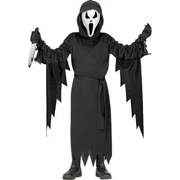 Karnevalový kostým KOSTÝM DĚTSKÝ KŘIK DUCH S MASKOU MASKA HALLOWEEN 116