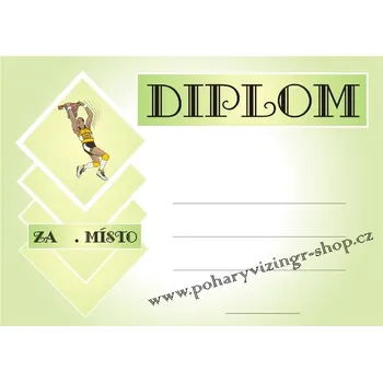 VIZINGR Basketbal diplom A4 č.4