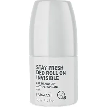 Farmasi Stay Fresh deo roll-on antiperspirant Invisible pro muže - 50 ml
