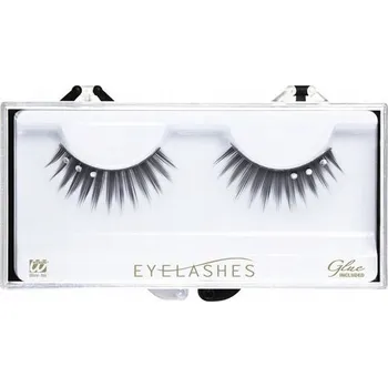 Umělé řasy Černé umělé řasy s kamínky, Karneval, Ples