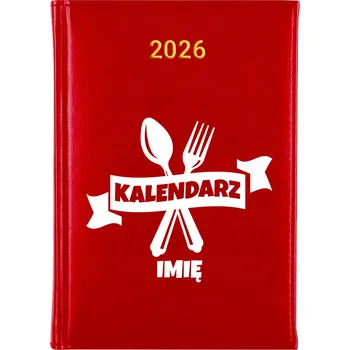 Kalendář Knižní kalendář 2026 A5 červený