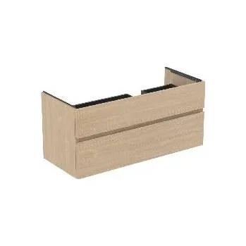 Koupelnový nábytek Ideal Standard Finesse - Umyvadlová skříňka 120x51x55 cm, 2 zásuvky, bílý dub E3448US