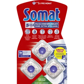 Čistič myček Somat čistič myček 5v1 v tabletách 3 ks 57g