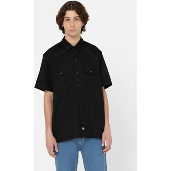 Pánská košile Dickies WORK SHIRT SS REC BLK Velikost: L