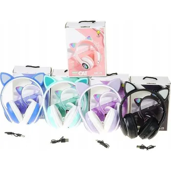 Sluchátka Bezdrátová sluchátka přes uši Adar KOT LED