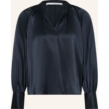 Dámská halenka Herzen's Angelegenheit Dámská Halenka Ze Saténu, tmavě modrá, 44