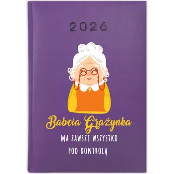 Kalendář Knihový kalendář 2026 A5 fialový