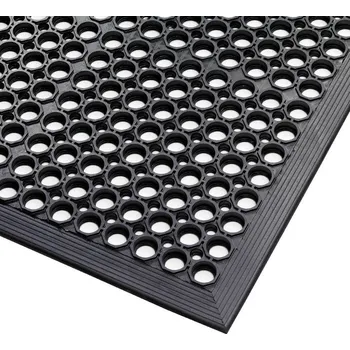 Ergonomické bezpečnostní rohože pro mokré oblasti ST 9:30, černé, 90 x 295 cm