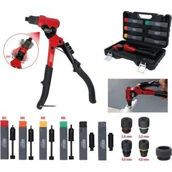 Kleště na slepé nýty-sada KS TOOLS 150.9820