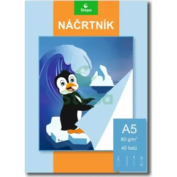Výtvarný papír NÁČRTNÍK A5 40LISTŮ