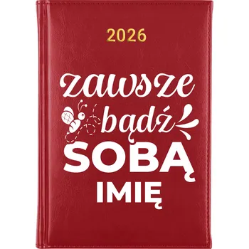 Kalendář Knižní kalendář 2026 A5 červený