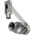 Kulový ventil pro bezpečnostní tělové a kombinované sprchy, s pákou, z nerezu