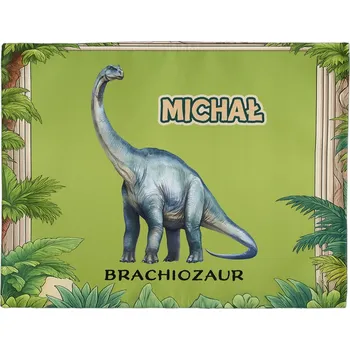 prostírání Prostírání na stůl Dinosauři Brachiosaurus se jménem dítěte