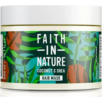 Vlasová regenerace Faith In Nature Coconut & Shea hydratační maska pro suché a poškozené vlasy 300 ml