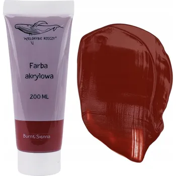 Vodová barva Akrylové barvy Wielorybie Rzeczy, vícebarevné, 1 ks, 200 ml