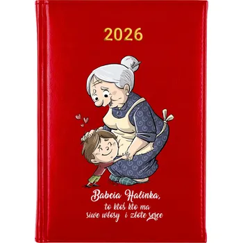 Kalendář Knižní kalendář 2026 A5 červený