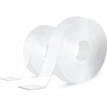 Lepicí páska Oboustranná lepicí páska 2 role Silná přilnavost Art3d 130 mm x 3 m