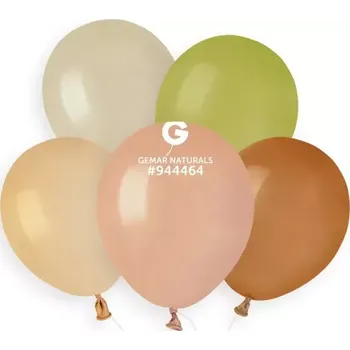 Balónek Balónky 13cm/5" přírodní mix 100 ks