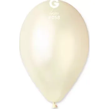 Balónek Balónek 28cm/11" #058 slonová kost 100 ks