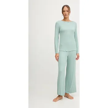 Dámské noční prádlo Pyžamo United Colors of Benetton dámské, tyrkysová barva, 3P2Y3P03Y 65X, vel. XS