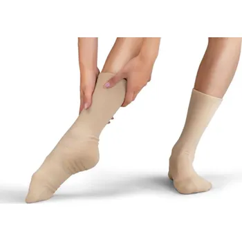 Dámská sálová obuv Rumpf,Taneční ponožky 151, tělová 39-41