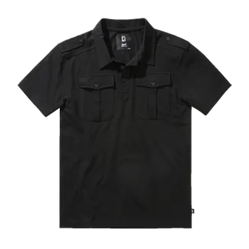 Pánská košile Polokošile Jon s krátkým rukávem, Brandit, Černá, 3XL