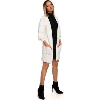 Cizojazyčná kniha Made Of Emotion Woman's Cardigan M538 Made Of Emotion bílá 1344679