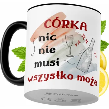 Hrnek Polidraw Hrnek Polidraw pro dceru keramika 330 ml