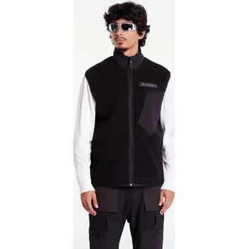 Pánská vesta Vesta adidas Terrex Xploric High Pile Fleece Vest Black L